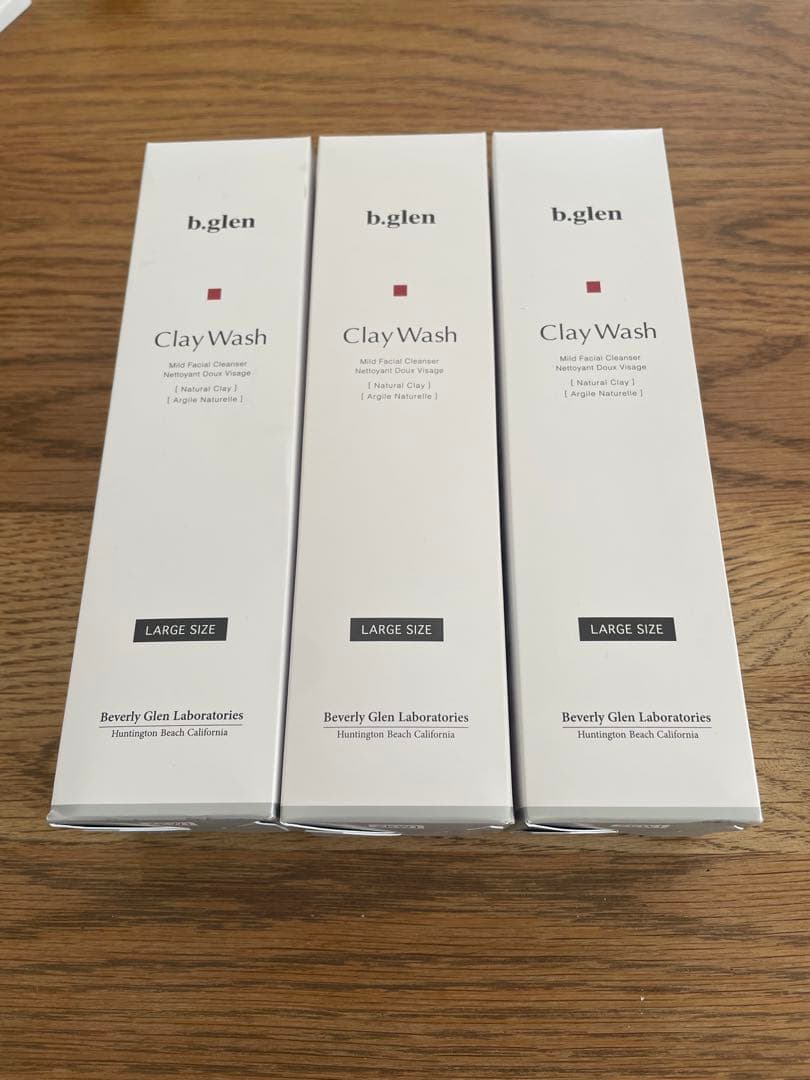 b.glen ビーグレン クレイウォッシュ ラージサイズ 200g 3本セット