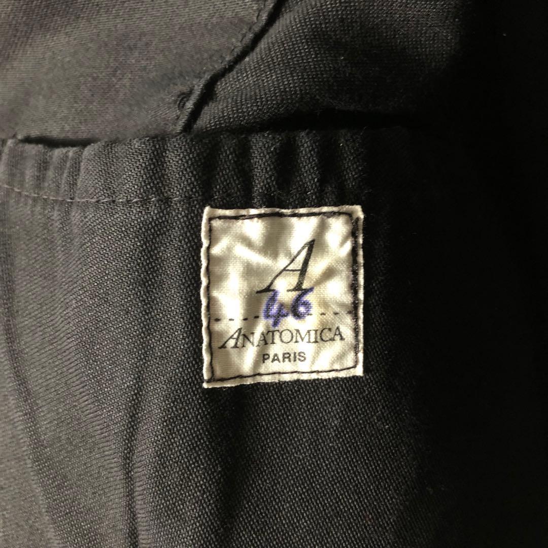 ANATOMICA アナトミカ テーラードジャケット フレンチモールスキン 黒