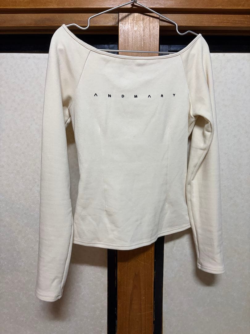 トップス ANDMARY Mary logo choker tops