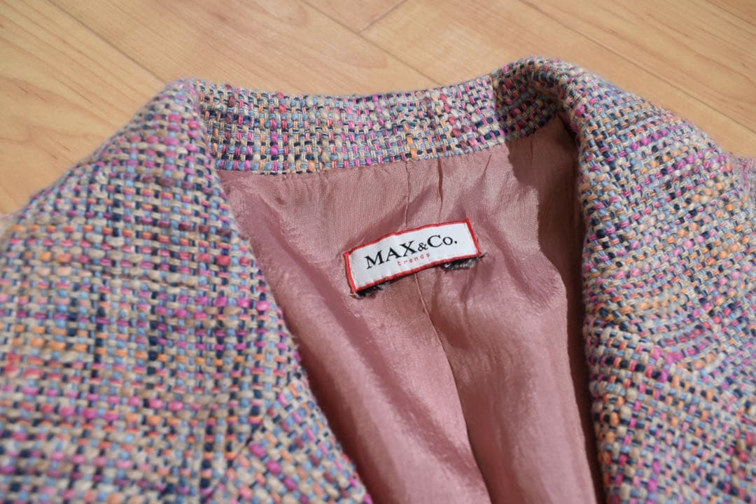 【MAX&Co/マックスアンドコー】ツイードジャケット　マックスマーラ　38