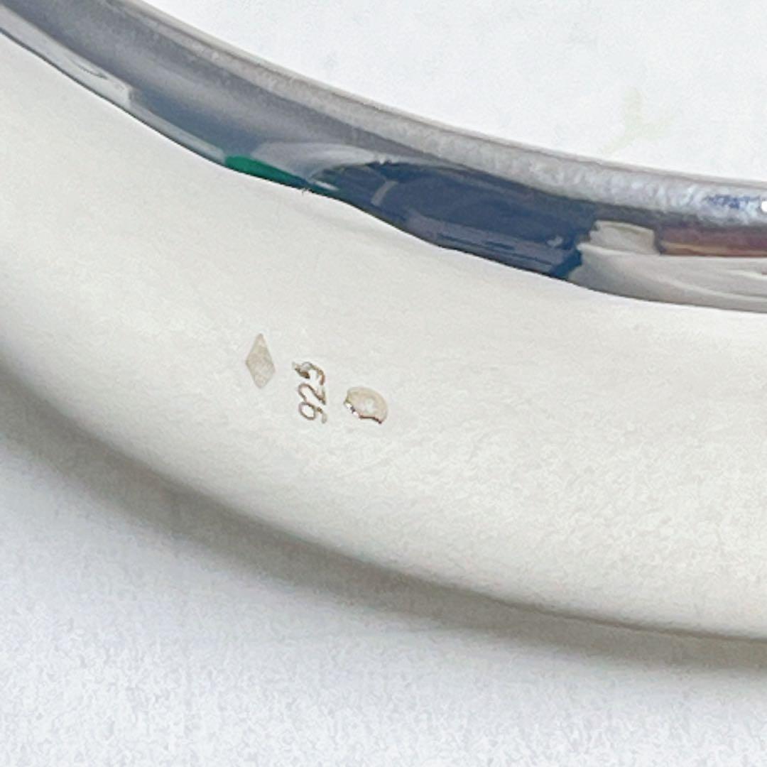 シャネル　サークル　ロゴ　ワイド　バングル　925