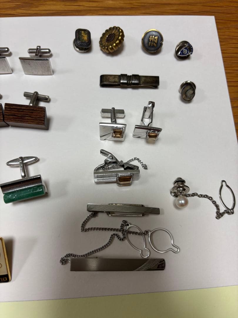 ス*グ様 ネクタイピンとカフスボタンのセット