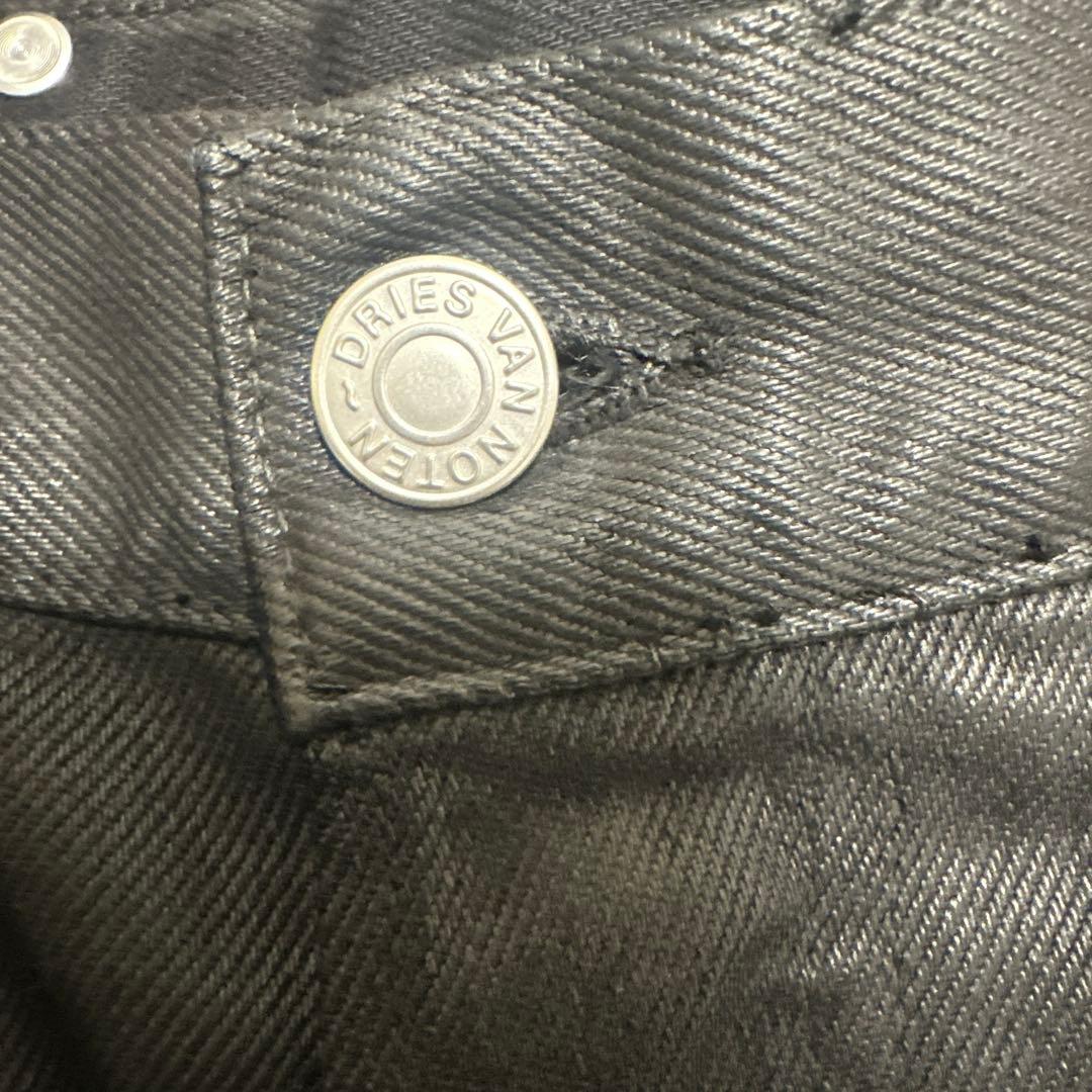 dries van noten 25aw コーティングデニム