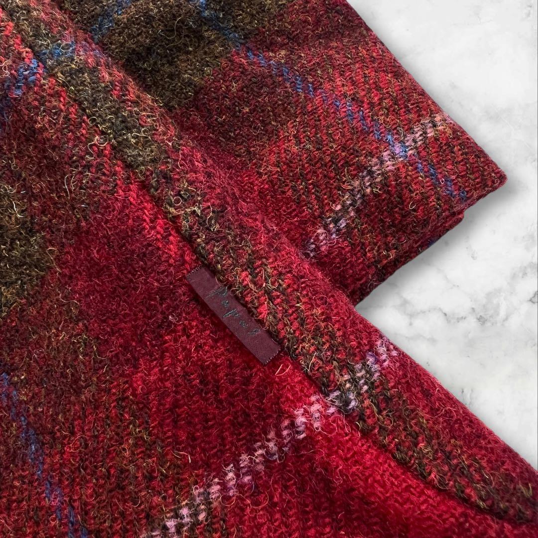 定価10万超 極美品 Papas×Harris Tweed ツイードジャケットL