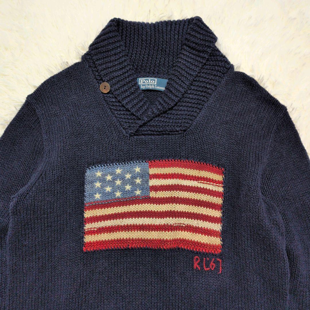 Polo by Ralph Lauren ラルフローレン 星条旗 セーター