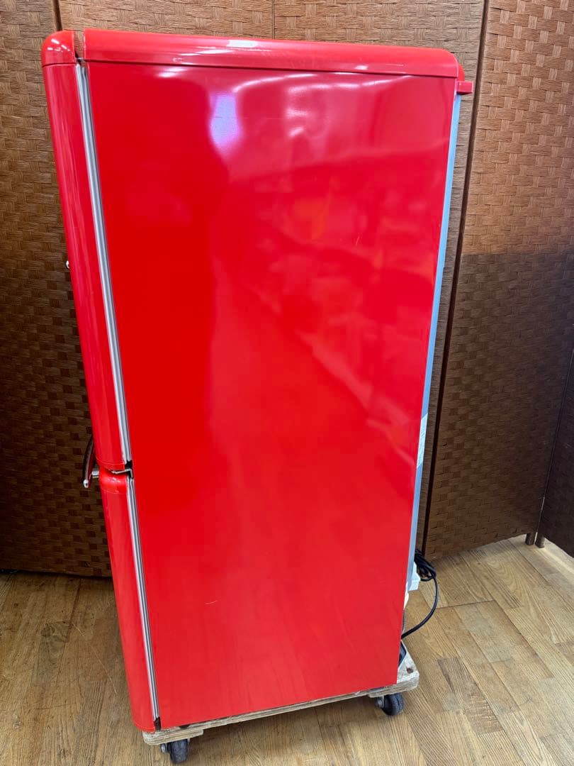 F094 e angle レトロデザイン　冷蔵庫　2ドア　ANG-RE151