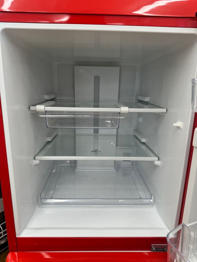 F094 e angle レトロデザイン　冷蔵庫　2ドア　ANG-RE151