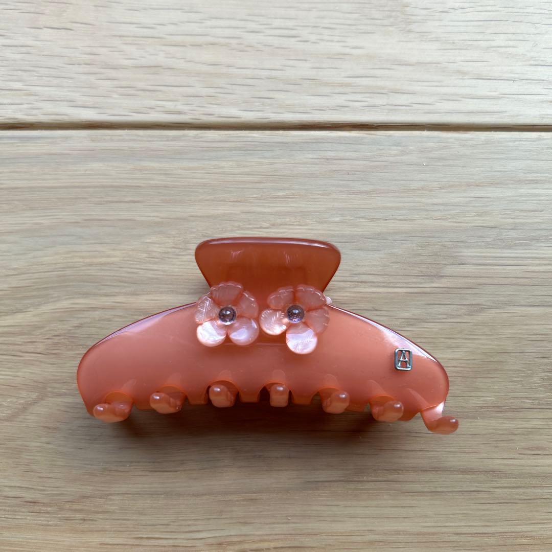 ALEXANDRE DE PARIS ピンク ヘアクリップ