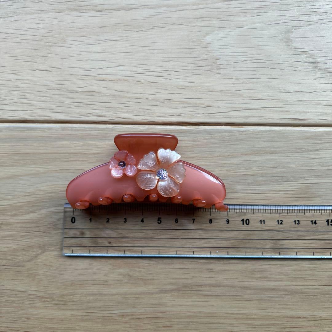 ALEXANDRE DE PARIS ピンク ヘアクリップ