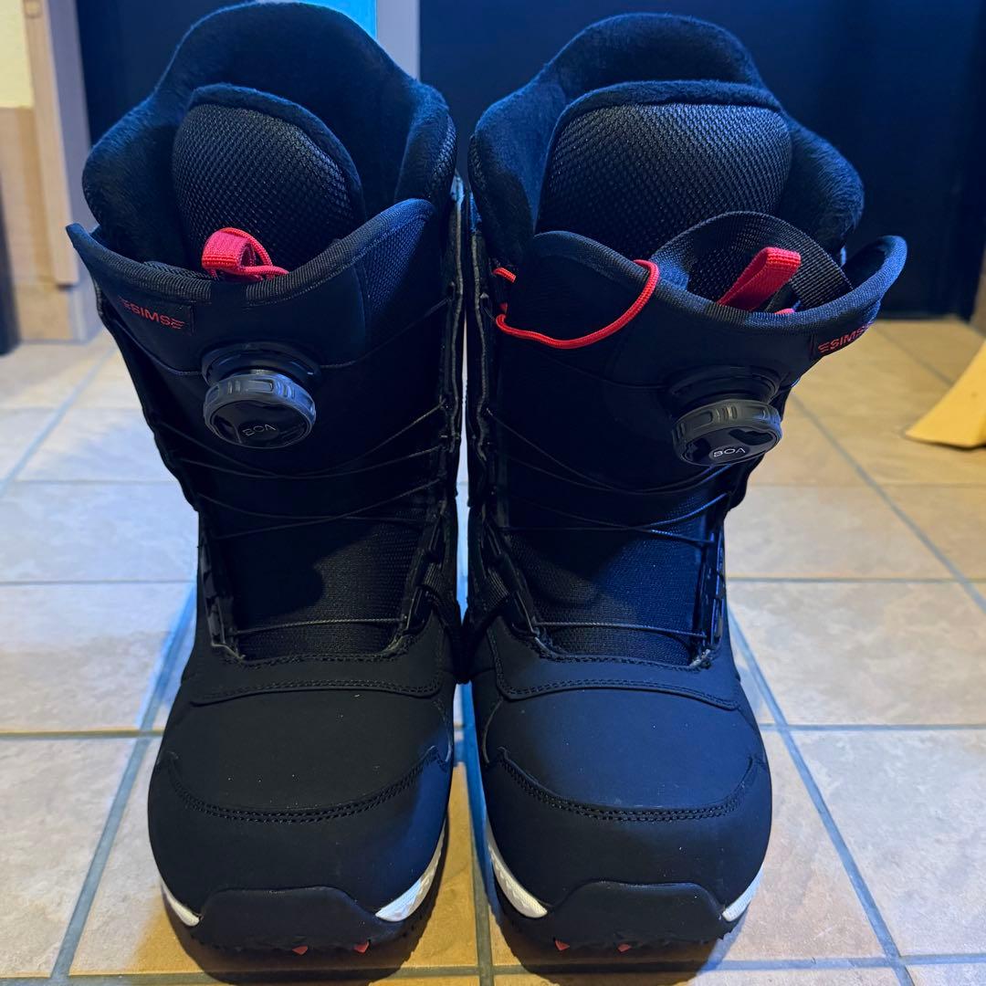 SIMS スノーボードブーツ ブラック　ケース付