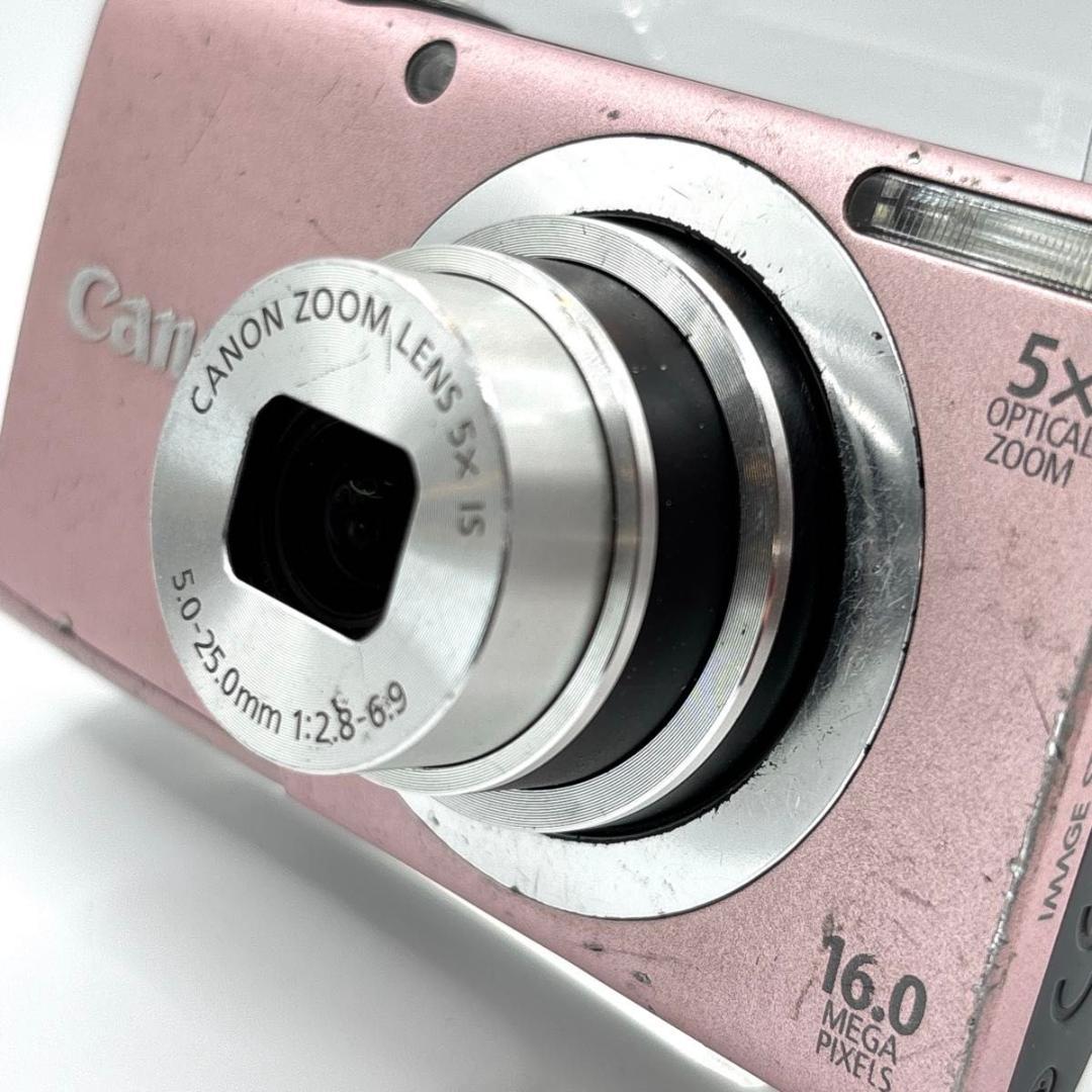 Canon PowerShot A2400 IS ピンク　PC1731　デジカメ