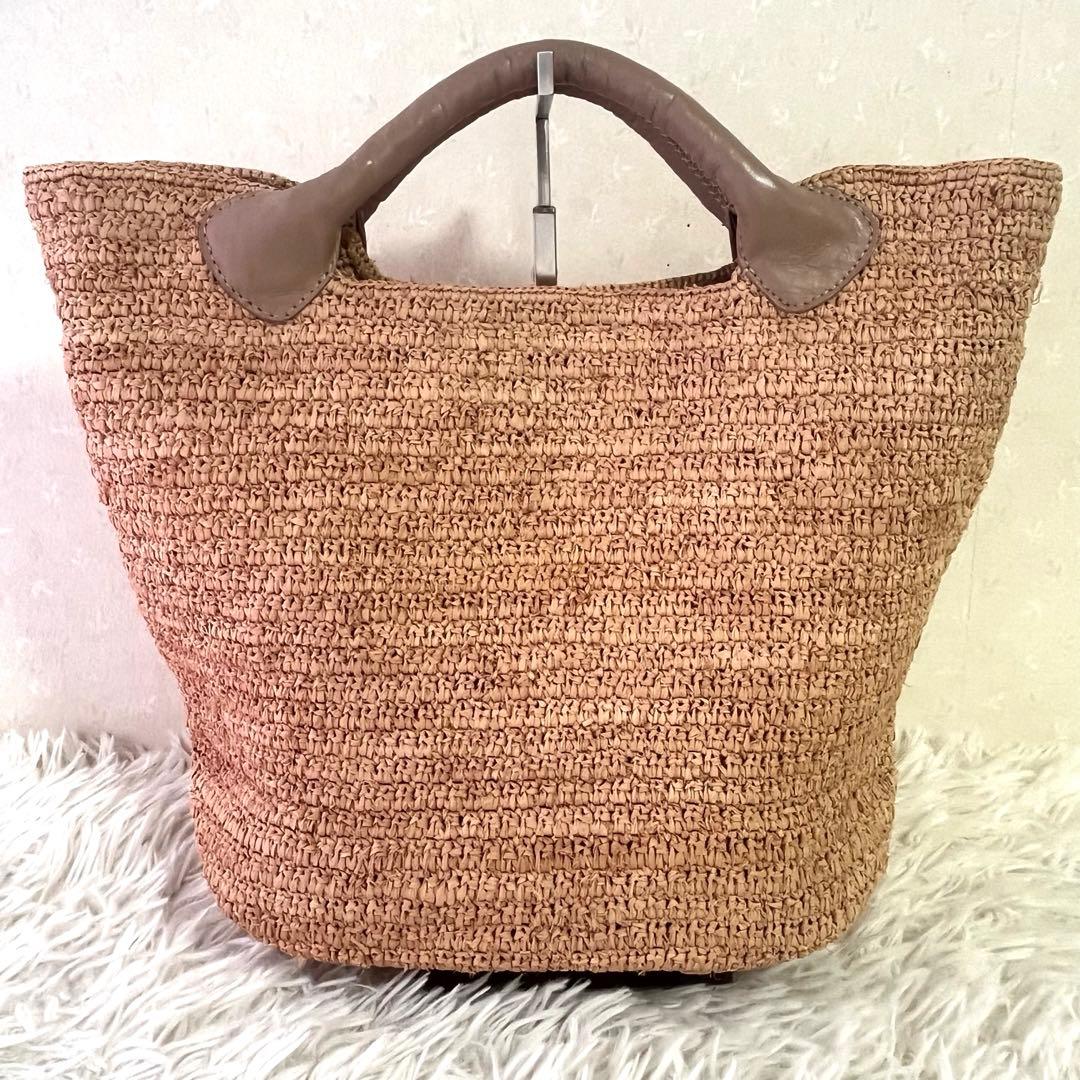 ヘレンカミンスキー ラフィア トートバッグ CassiaS ショルダー付