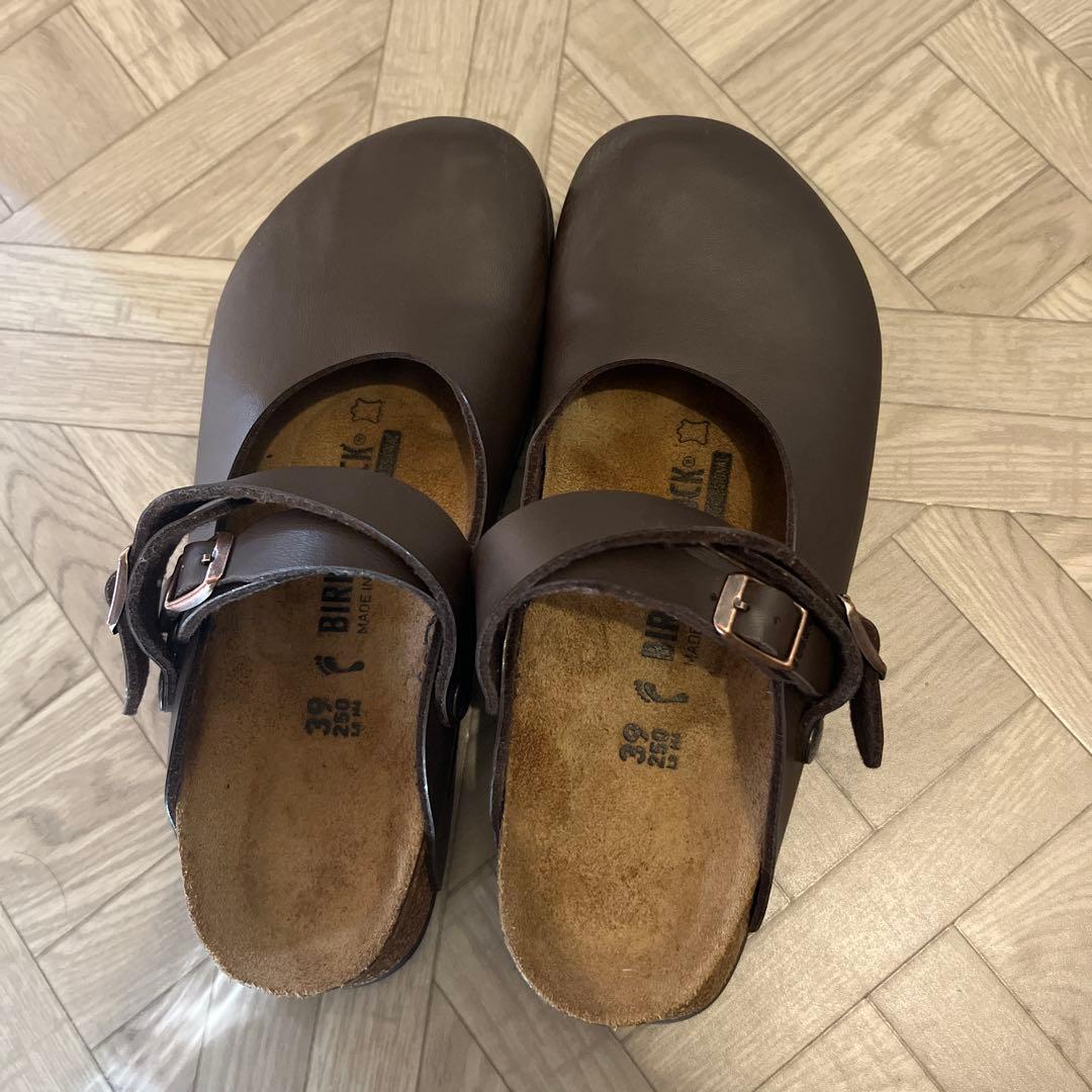 Birkenstock ブラウン サボサンダル 39