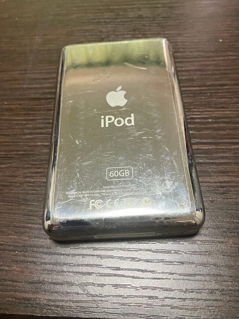 ジャンク品【大容量160GB化】iPod 第5世代 (60GBベース) ブラック