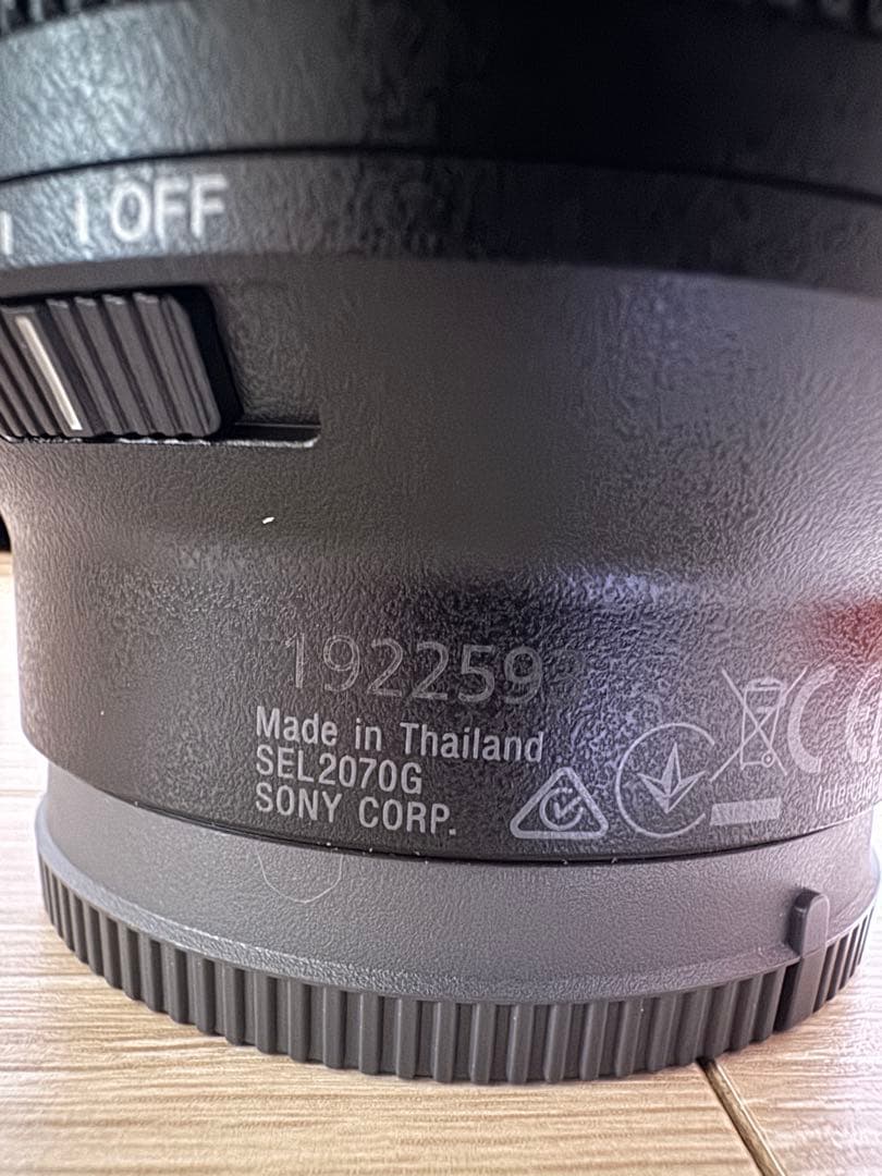 SONY FE 20-70mm F4 G レンズ sel2070g 試し撮りのみ