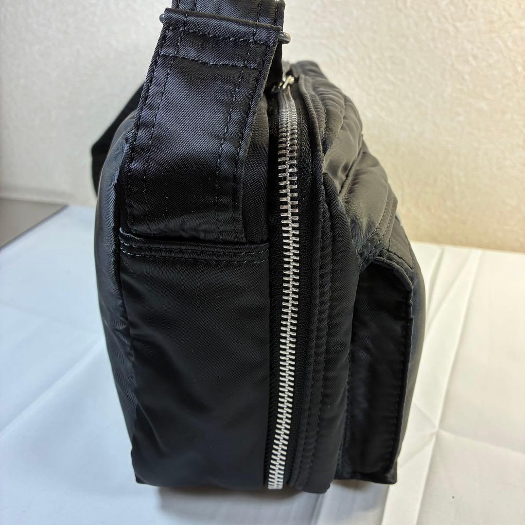 [未使用級] PORTER タンカー ショルダーバッグ 2層 s ブラック