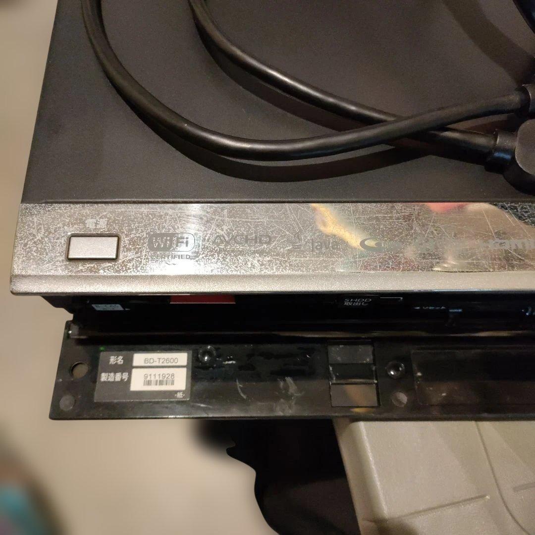起動可SHARP AQUOS ブルーレイレコーダー BD-T2600 3番組録画