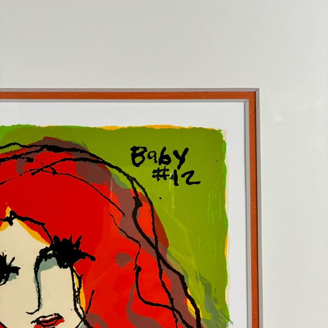 美品 マイケル・ルー「Baby#12」シルクスクリーン 直筆サイン・保証書有 猫