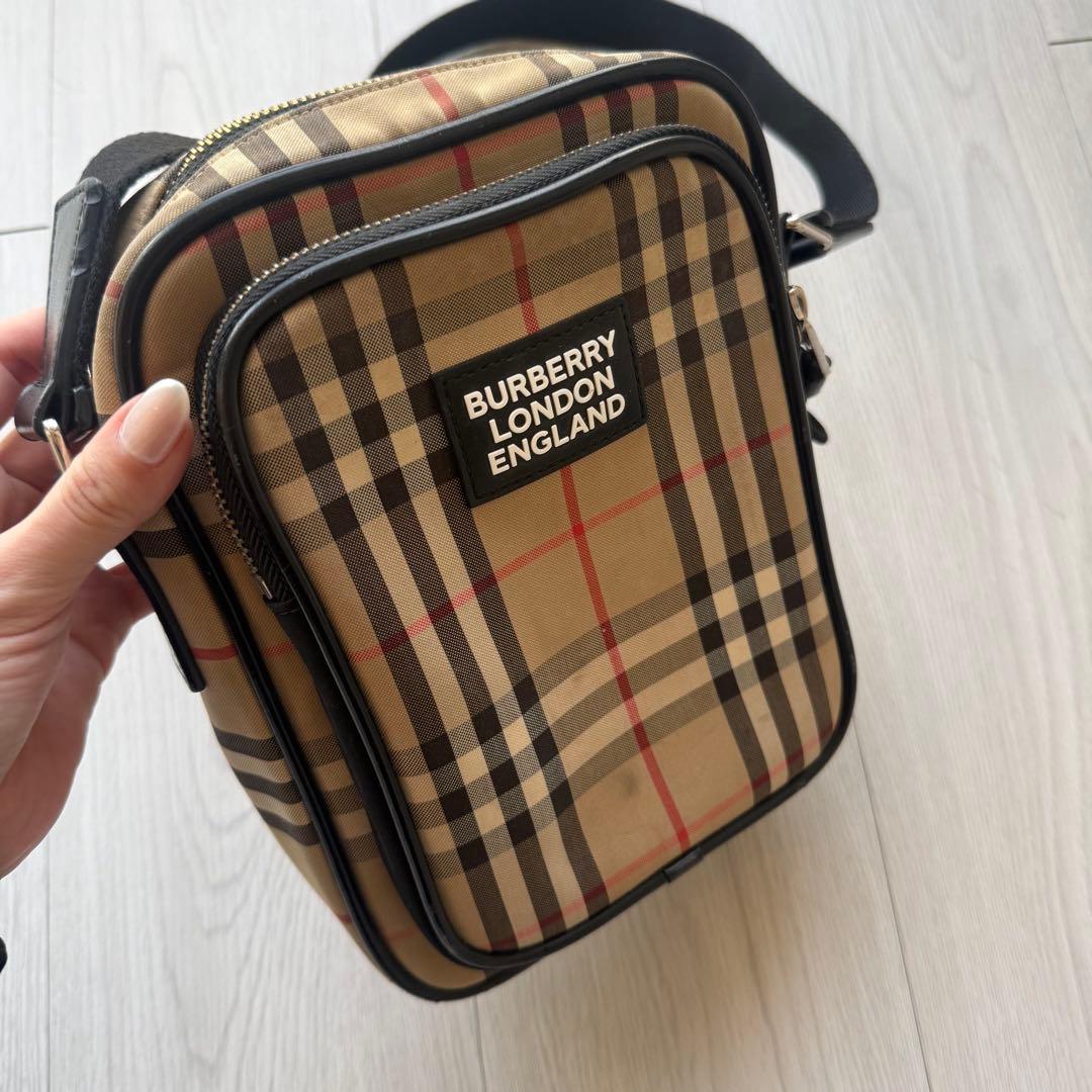 バーバリー BURBERRY チェック柄 ショルダーバッグ