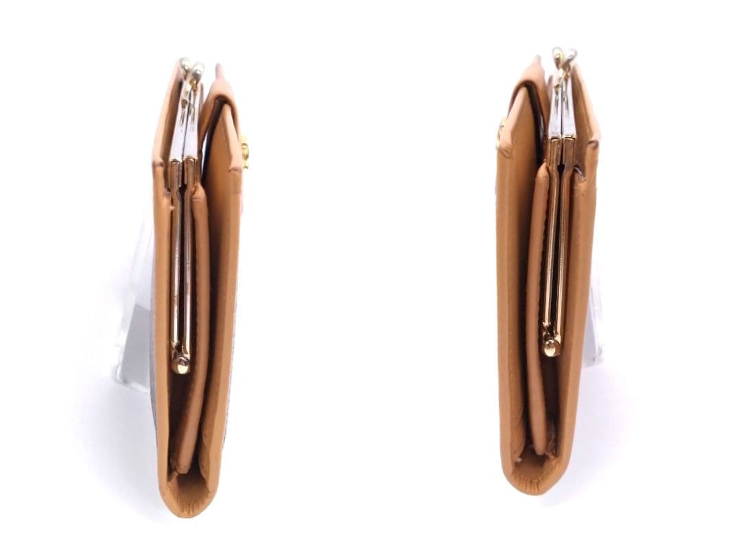 CELINE M12 長財布 がま口 マカダム柄 ヴィンテージ ブラウン