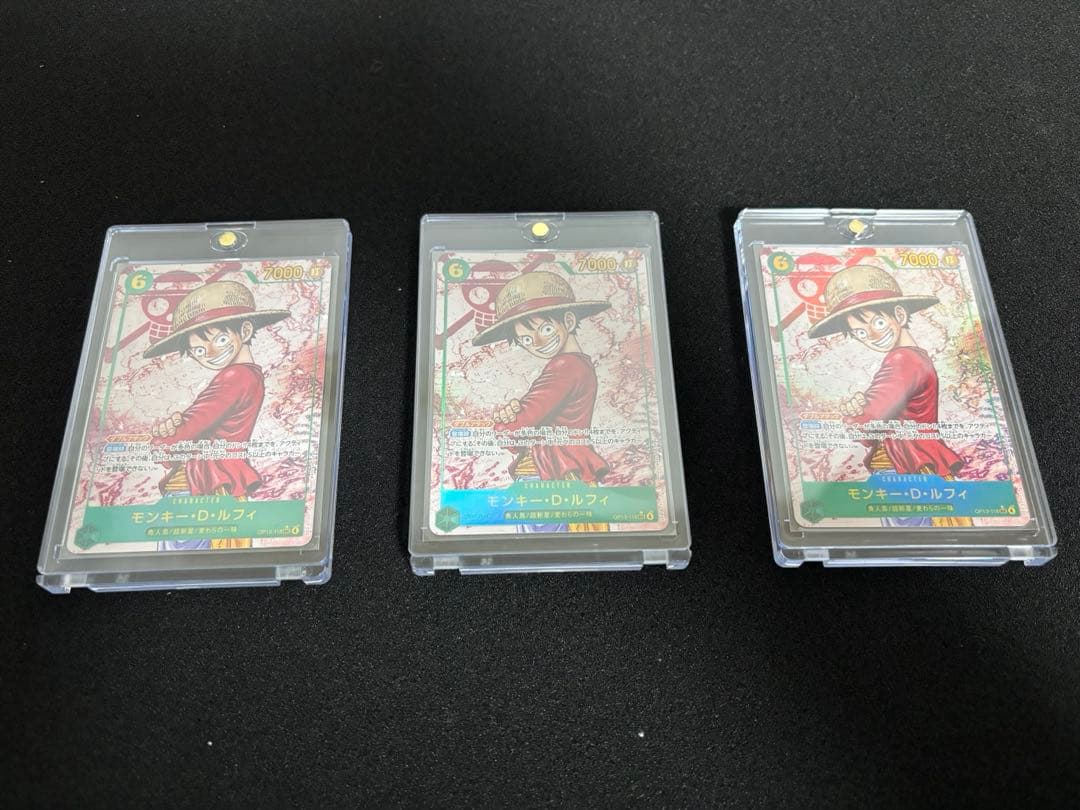 ワンピースカード モンキー・D・ルフィ OP13-118 パラレル　3枚