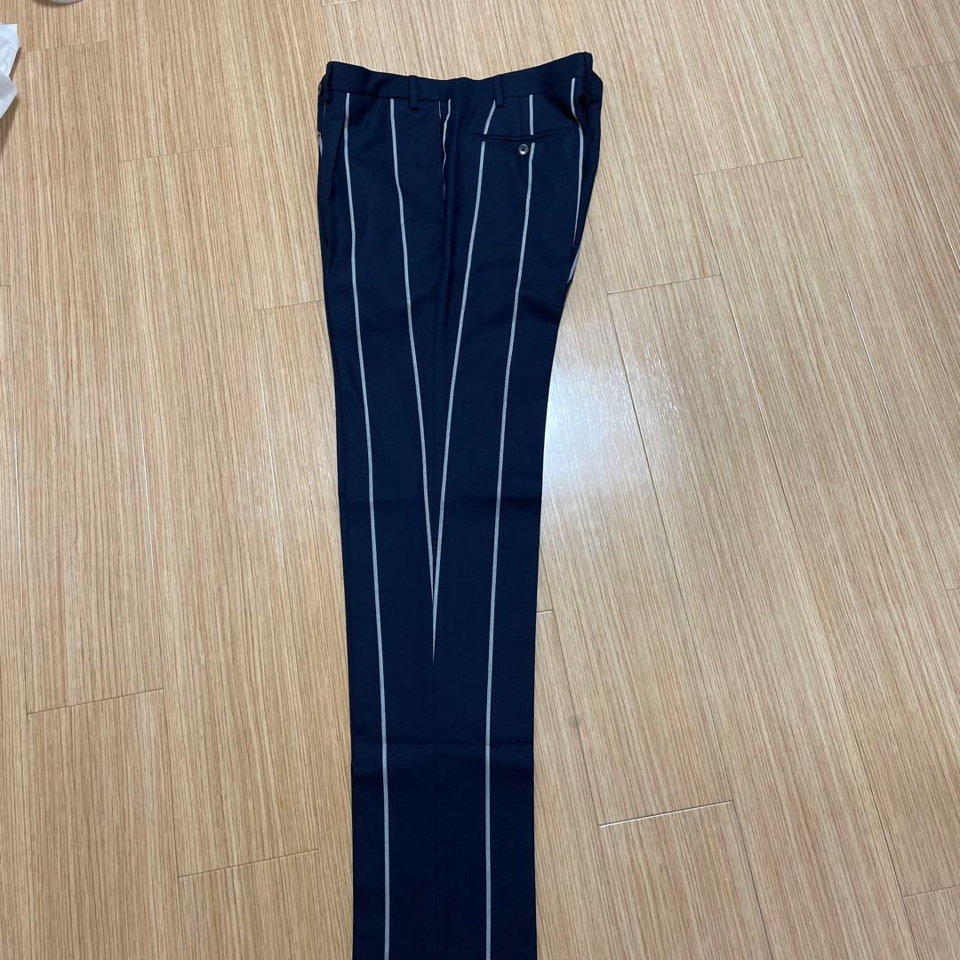 ガブリエレパジーニ　ネイビー ストライプ スラックス　52サイズ　新品未使用