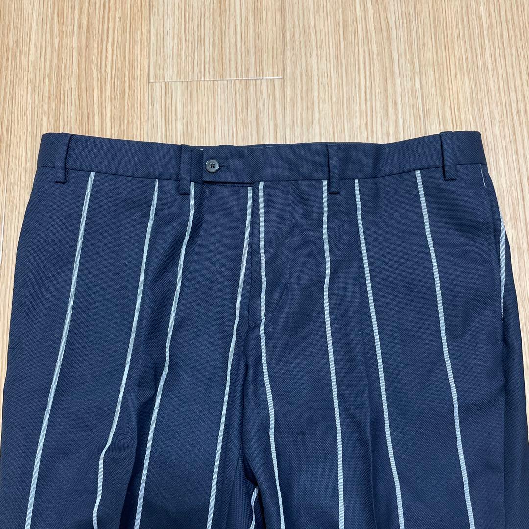 ガブリエレパジーニ　ネイビー ストライプ スラックス　52サイズ　新品未使用