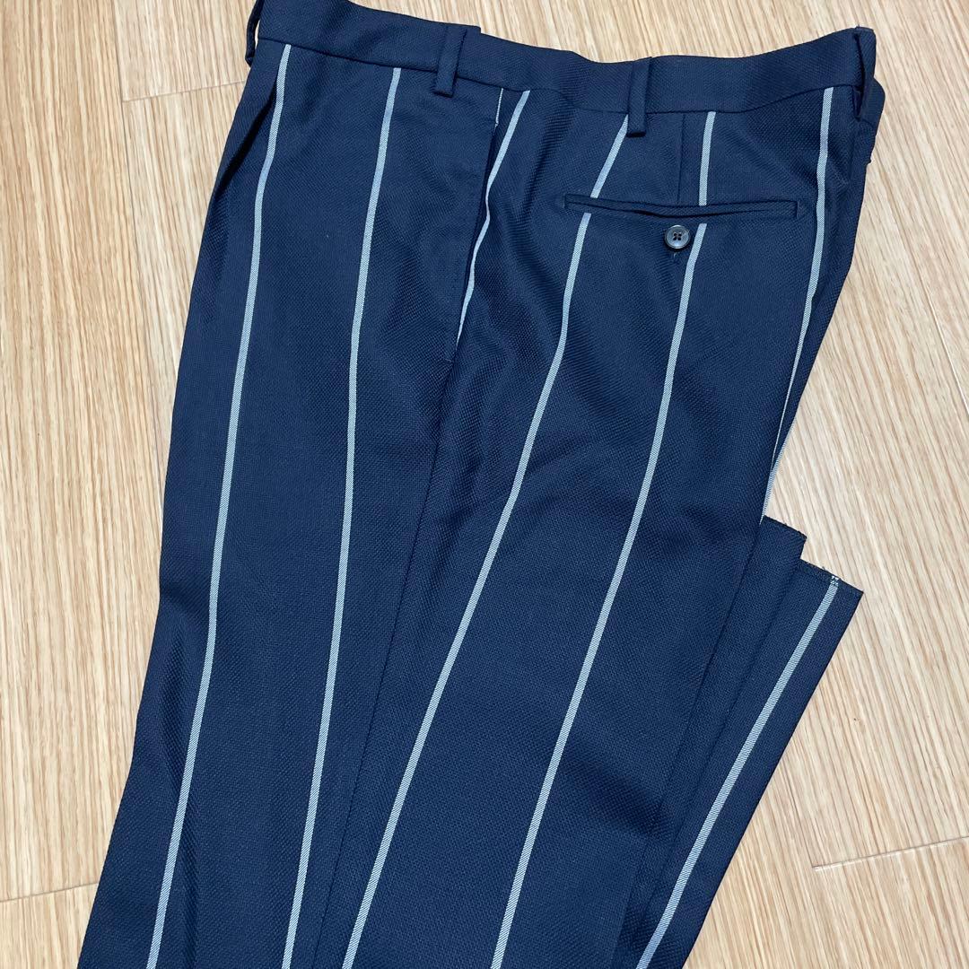 ガブリエレパジーニ　ネイビー ストライプ スラックス　52サイズ　新品未使用