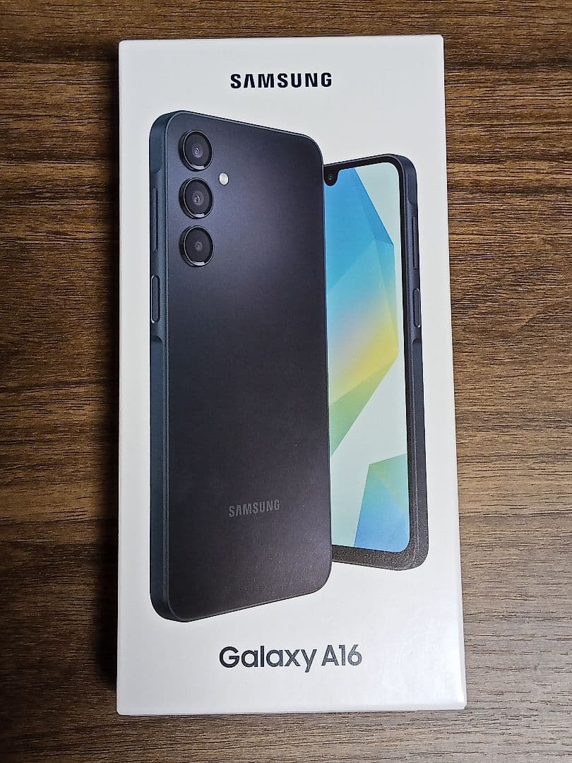 ほぼ未使用 Samsung Galaxy A16 ブラック 4GB/128GB