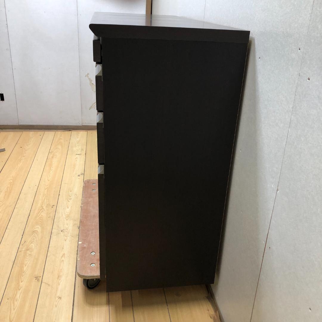 送料無料　カウンター レンジ台 収納棚 食器棚 引出　250710-3