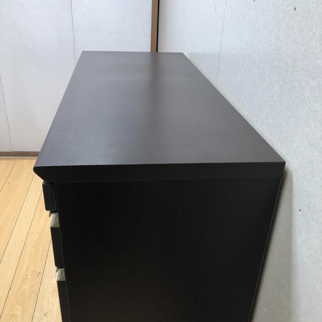 送料無料　カウンター レンジ台 収納棚 食器棚 引出　250710-3