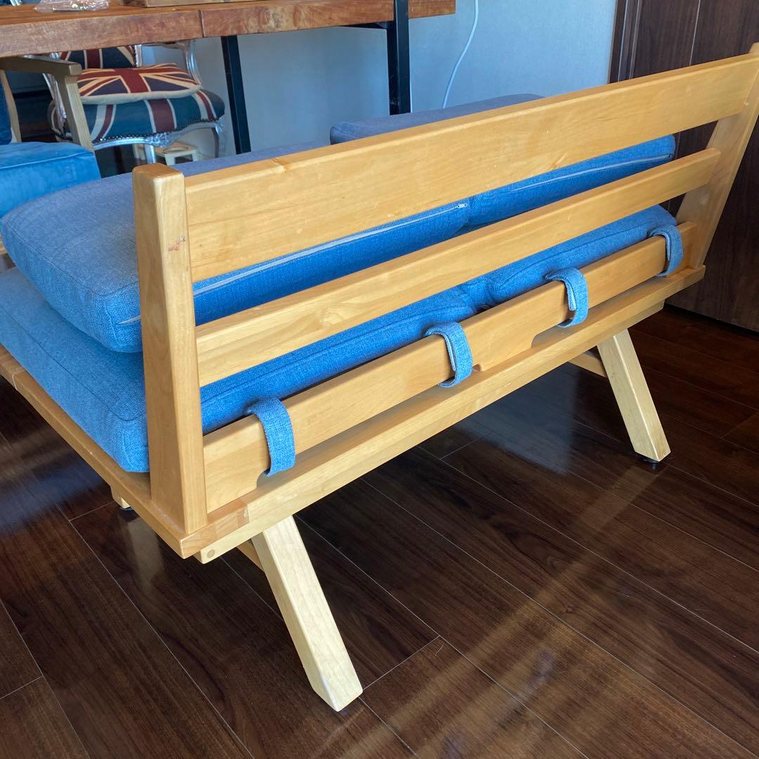 MOMOナチュラル2Pソファ （NORD 2P ALDER BASE）