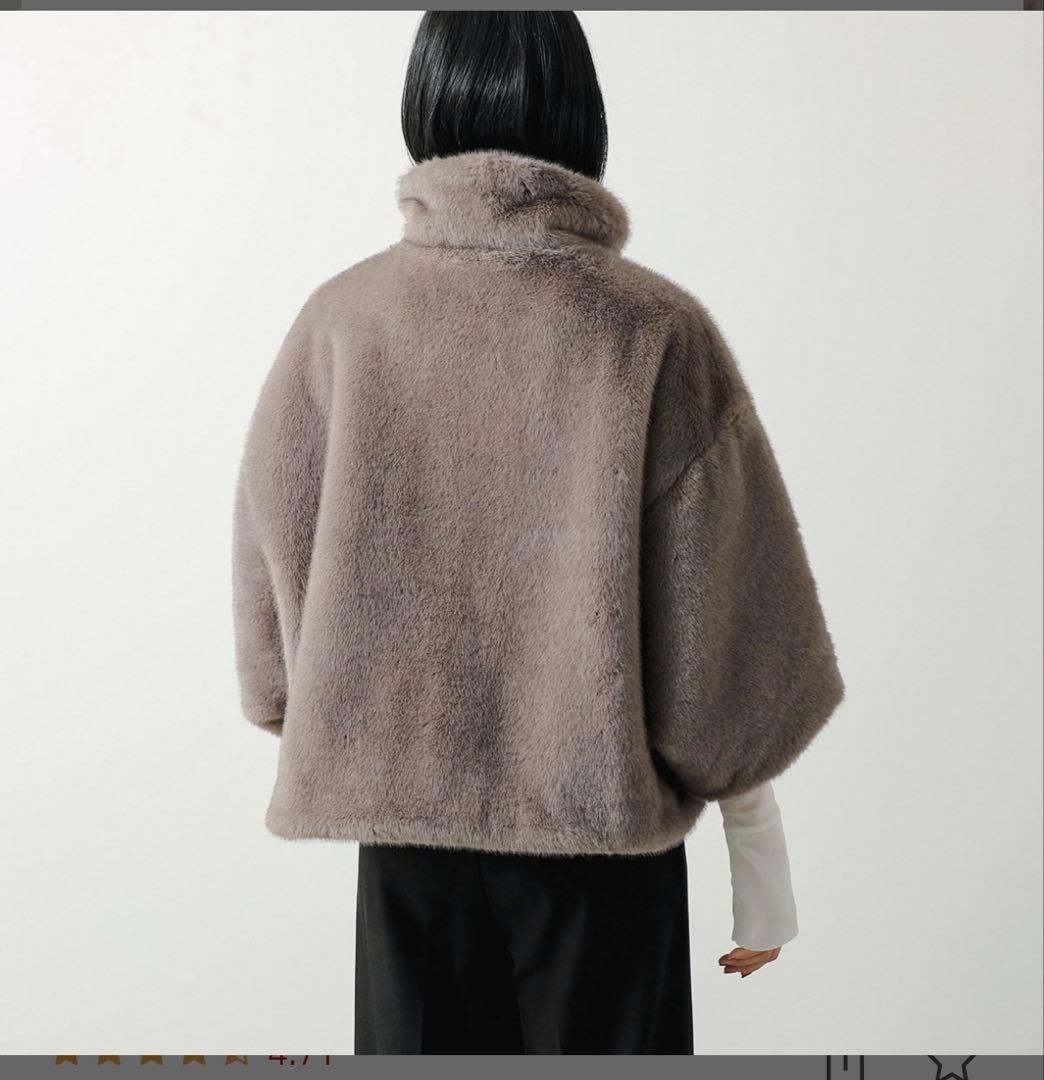 Eimee Law ミンクファー スタンドネックショートコート