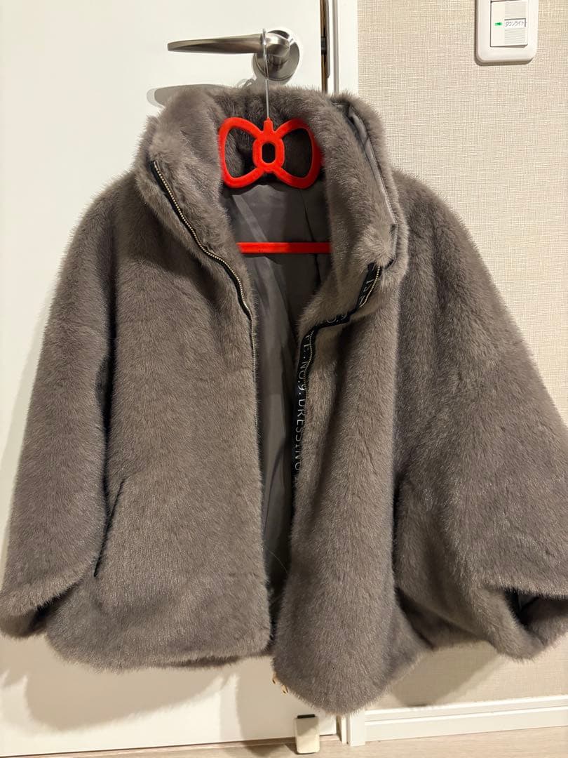 Eimee Law ミンクファー スタンドネックショートコート