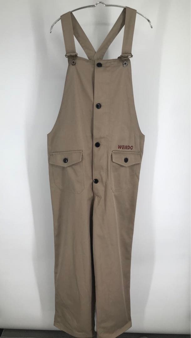 ウィアード×LIFT UP オーバーオール　36 オールインワン　ベージュ