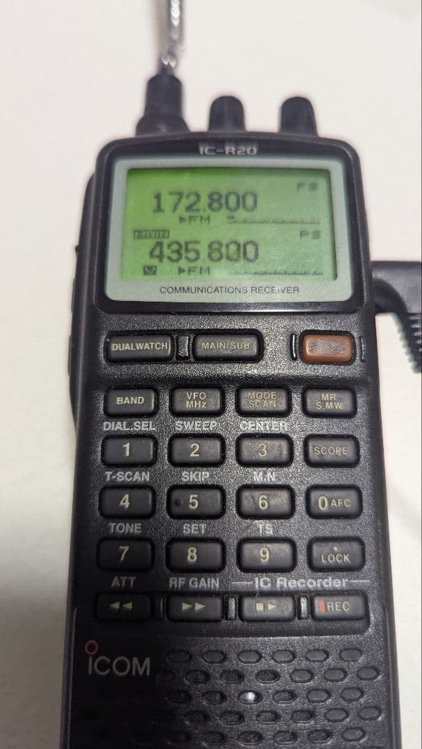 わわわ。【入手困難！】アイコム広帯域ハンディ受信機IC-R20