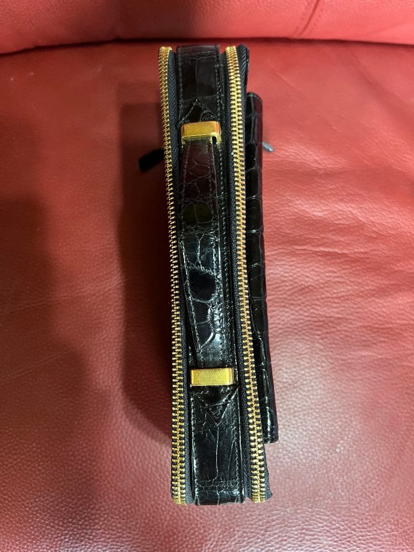 クロコダイル ミニセカンドバック 未使用に近い
