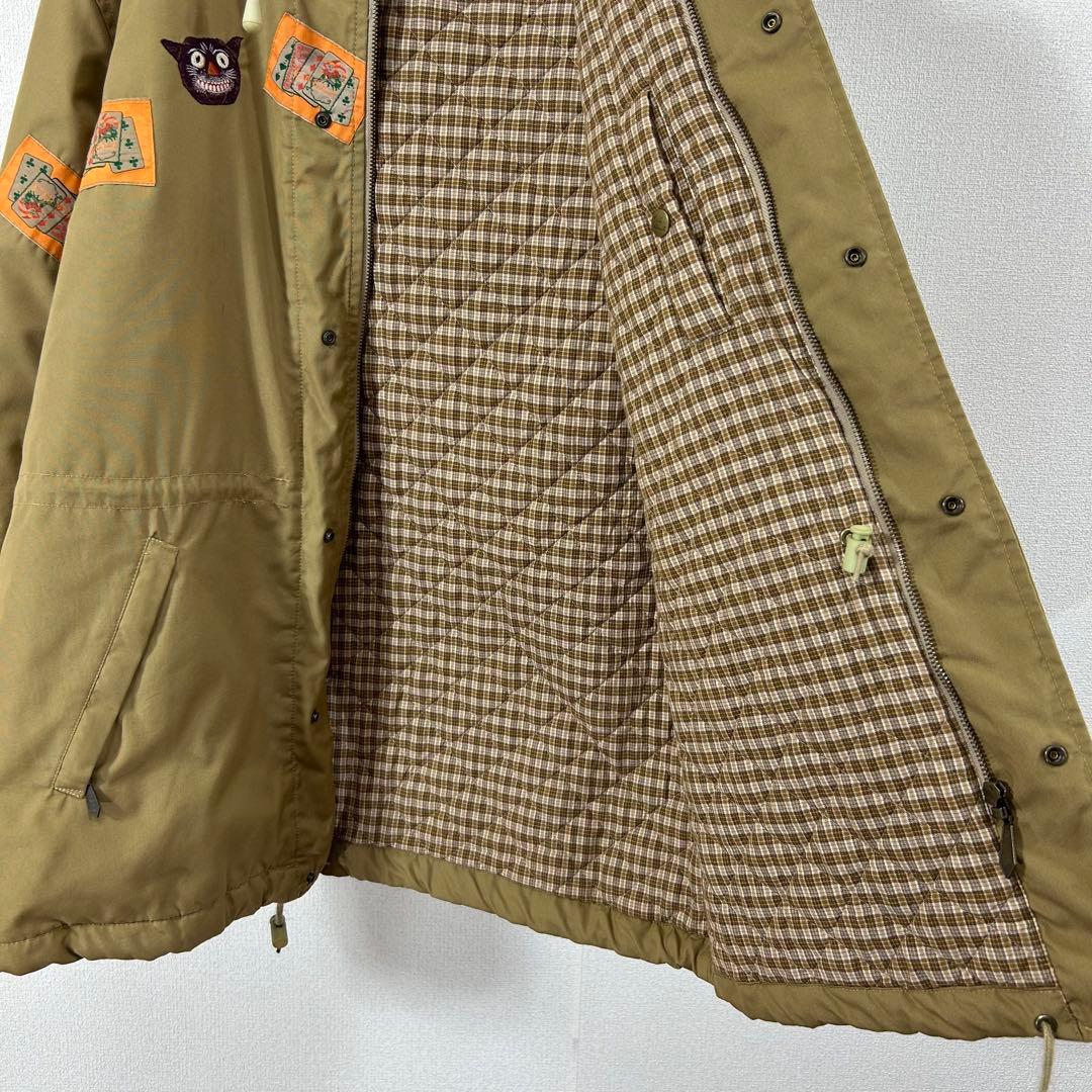 カールヘルムショートコートK83ピンクハウス90s刺繍ワッペンロゴ日本製古着