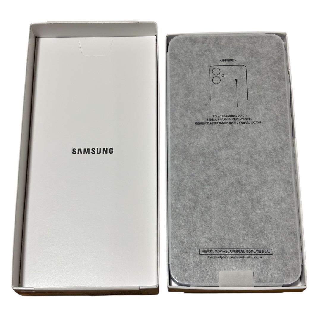 SAMSUNG Galaxy A25 5G ライトブルー 店舗にて開封動作確認