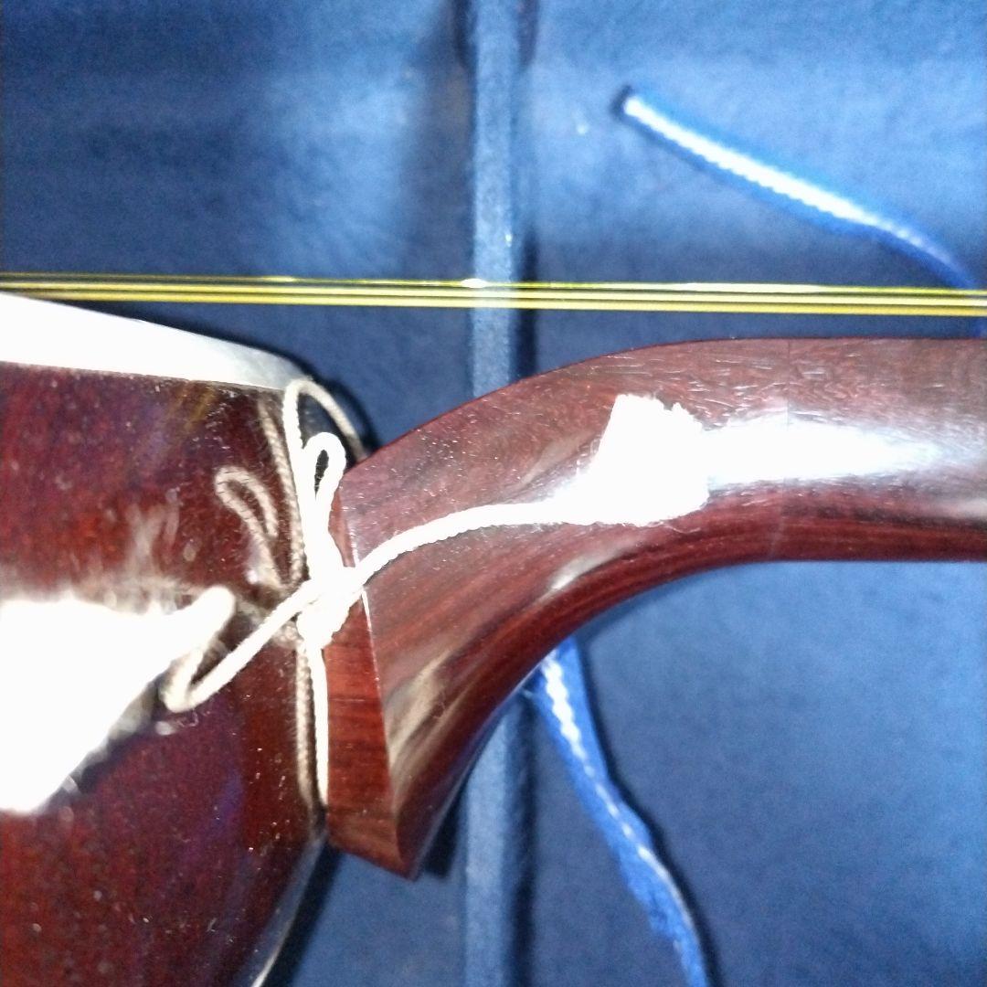 三味線 中棹 東さわり有り　短棹　破れ無し　ハードケース付き