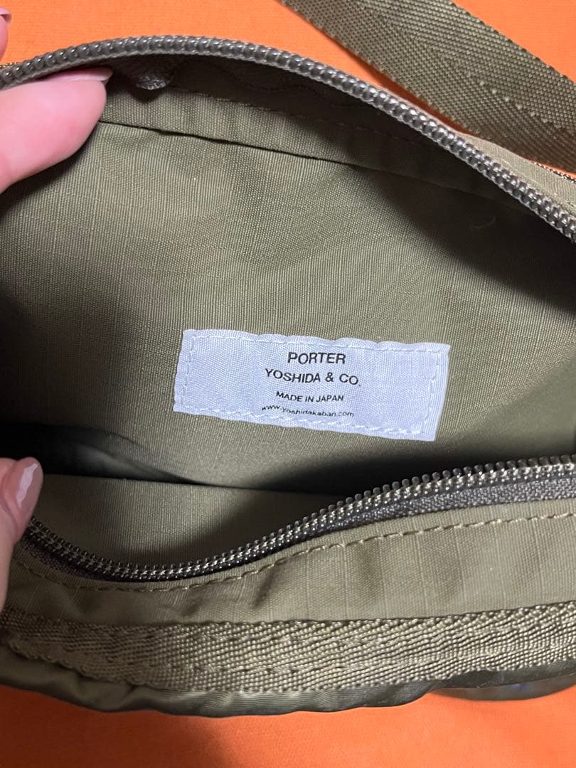PORTER FRAME ショルダーバッグ オリーブ美品