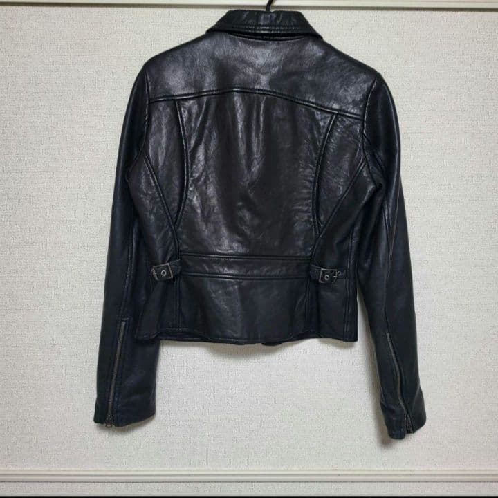 16900□RALPHLAUREN ジャケットラムレザー ライダースbc11yt