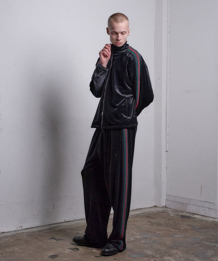 パンツ The DUFFER N NEPHEWS TRACK PANTS VELOURS