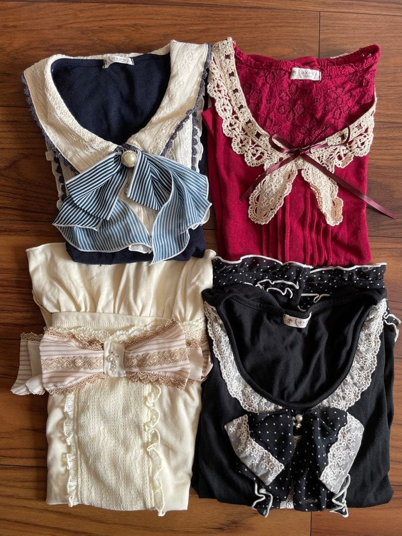 axes femme ビッグリボンキャミソール・カットソー・襟付きプルオーバー等