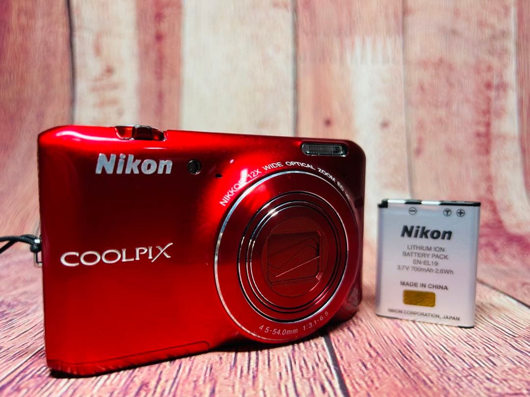 Nikon ニコン COOLPIX S6400 レッド デジタル