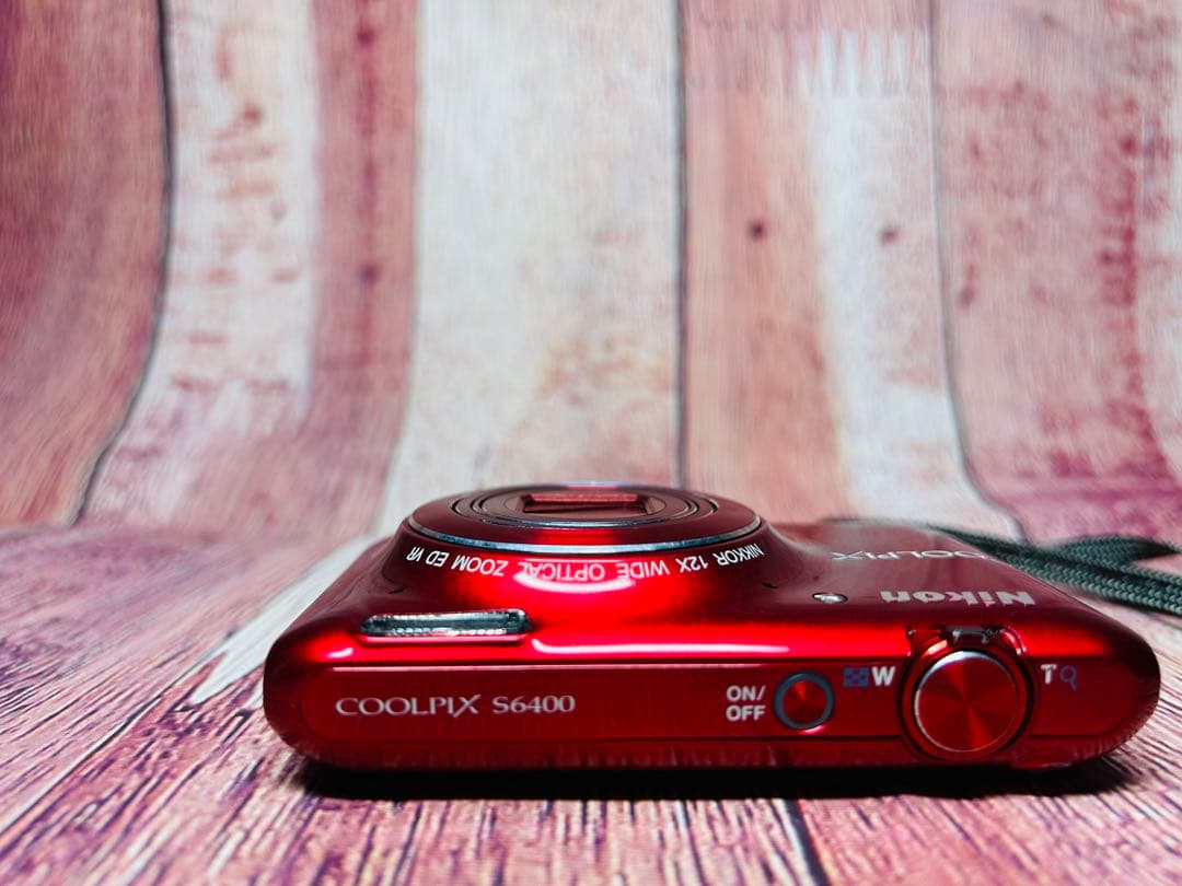 Nikon ニコン COOLPIX S6400 レッド デジタル