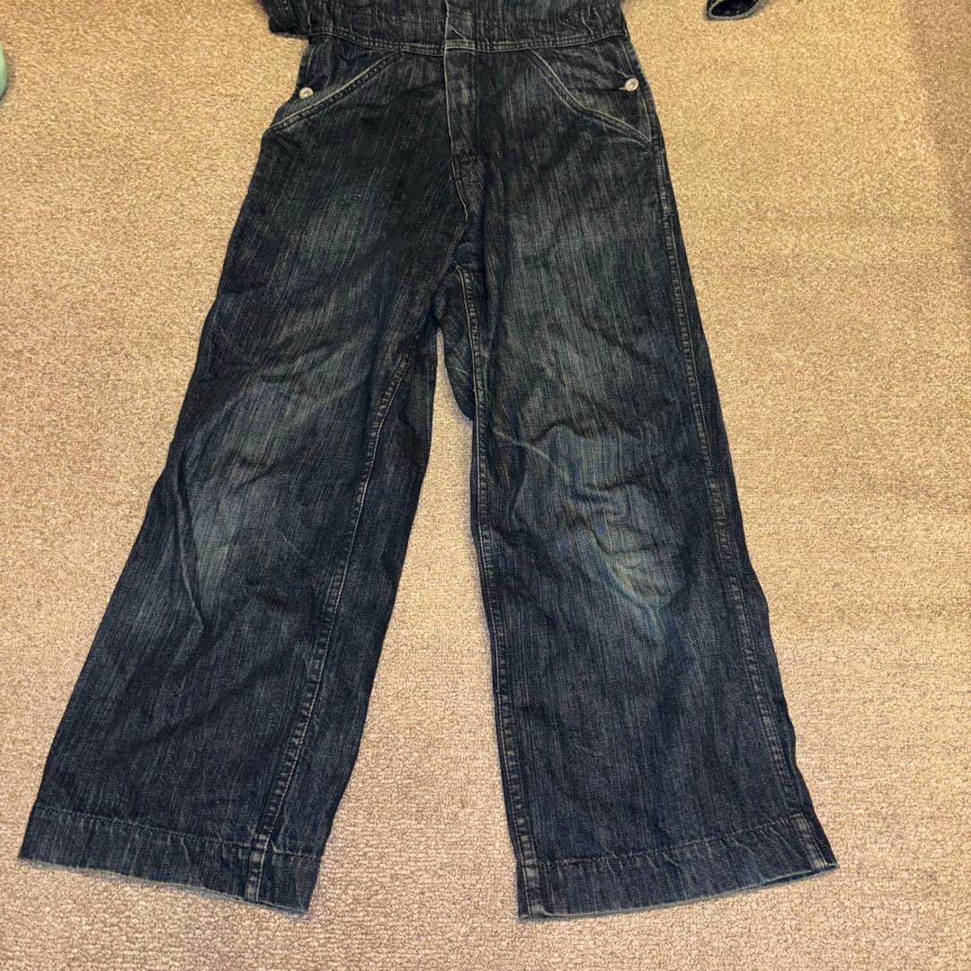 エビス　ツナギ　オールインワン　インディゴ サイズ38 M