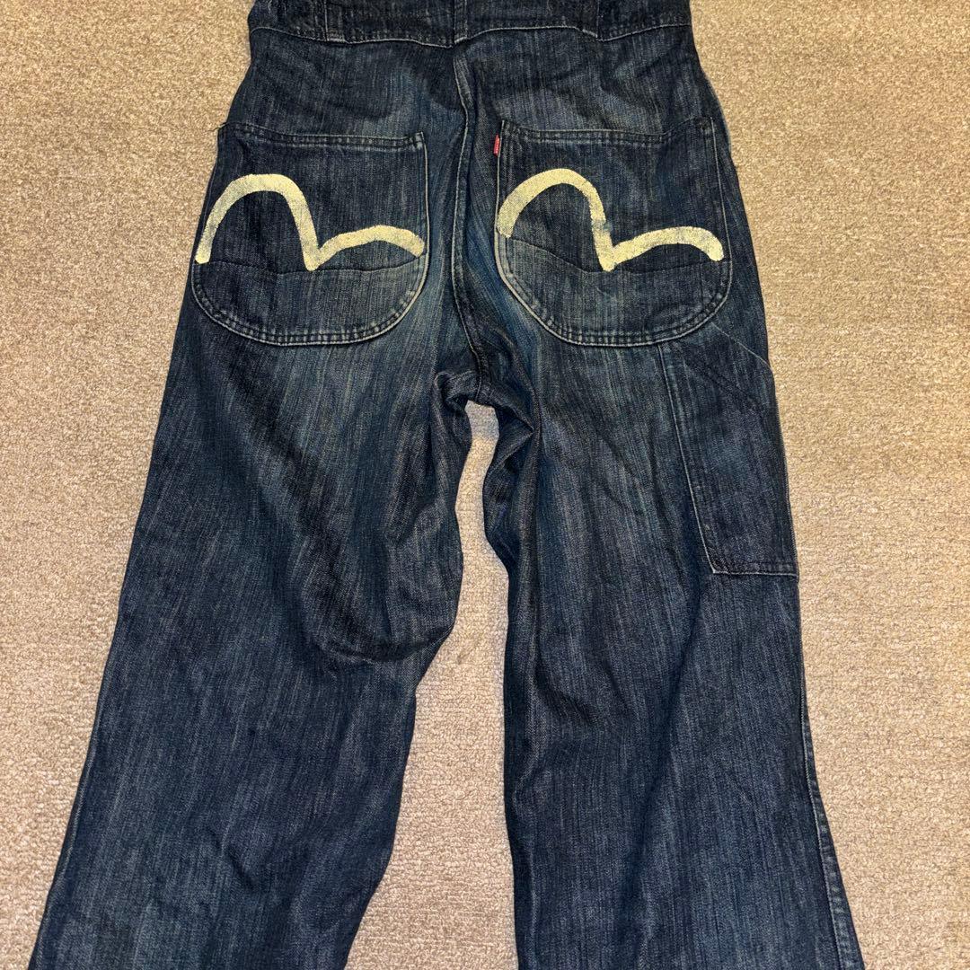 エビス　ツナギ　オールインワン　インディゴ サイズ38 M