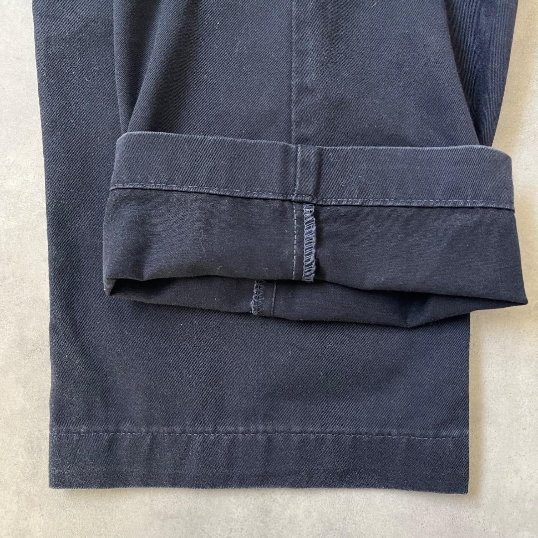 ラルフローレン W33 ポロチノ チノパン 90s USA 古着 紺 19017