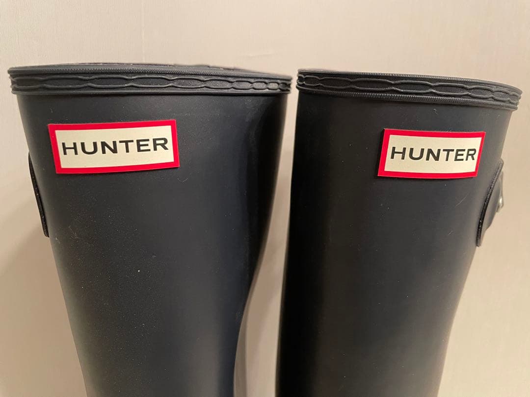 ハンター　レディース　トールレインシューズ　ネイビー25cm